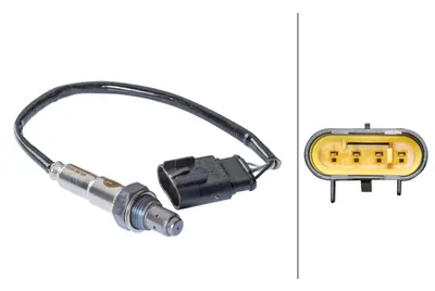 Sonda lambda (numar fire 4, 250mm) potrivit VOLVO S60 I; ABARTH PUNTO, PUNTO EVO; ALFA ROMEO GIULIETTA, MITO; AUDI A6 C5; BMW Seria 1 (E81), 1 (E87), 3 (E90), 3 (E91), X3 (E83) 0.9-5.7 01.88