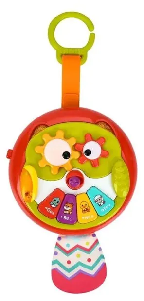 Jucărie muzicală pentru bebeluși Raya Toys - Bufniță