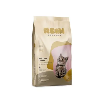 Hrana uscata pentru pisici Remi Premium Kitten cu Pui 1.5 kg