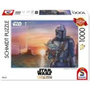 Puzzle 1000 piese, Thomas Kinkade - Star Wars - Mandalorian