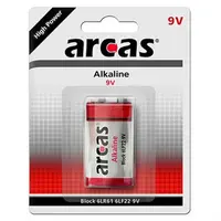 Baterie 9V 6LR61 6F22, Arcas