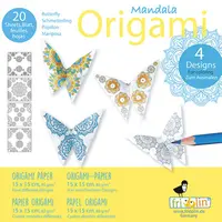 Set de colorat Fridolin - Origami, Fluturi, 20 foi
