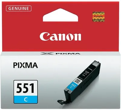Cartuș de cerneală Canon - CLI-551 C, pentru PIXMA IP 7250, Cyan