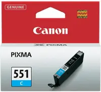 Cartuș de cerneală Canon - CLI-551 C, pentru PIXMA IP 7250, Cyan