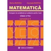 MATEMATICA. Culegere de probleme si subiecte pentru teze Clasa a 5-a Semestrul 2