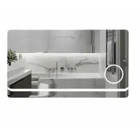 Oglinda baie cu LED lupa si butoane touch L-907 80x60 cm