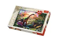 Puzzle 100 piese „Pe tărâmul dinozaurilor”
