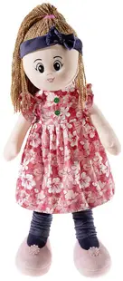 Papusa moale Heunec Poupetta - Chloe, 63 cm