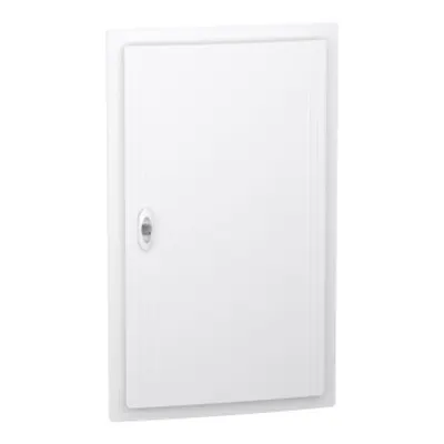 PrismaSet XS, Cofret cu montaj ingropat, 4x18 Module, material plastic, usa plina alba, cu 1 bloc terminal