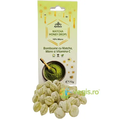 Bomboane cu Matcha, Miere si Vitamina C 70g