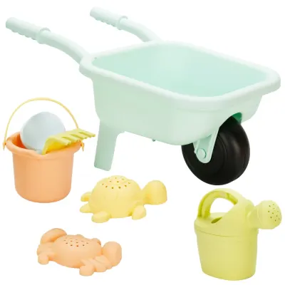 Set de plaja cu roaba si accesorii, Dolu, Turcoaz