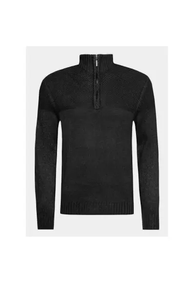 Pulover barbati - 303340292 - Acril - Negru - Negru