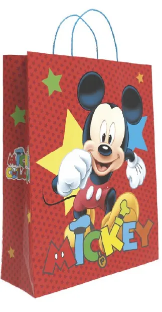 Pungă cadou S. Cool - Mickey Stars, XL