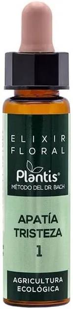 Plantis Picături bio combinate pentru apatie și tristețe, 10 ml, Artesania Agricola