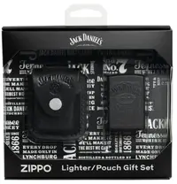 Set brichetă și de carcase Zippo - Jack Daniels, negru mat