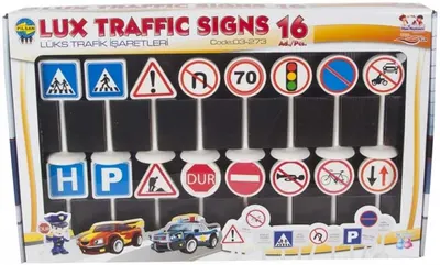 Accesorii pentru jocul Pilsan - Indicatoare rutiere