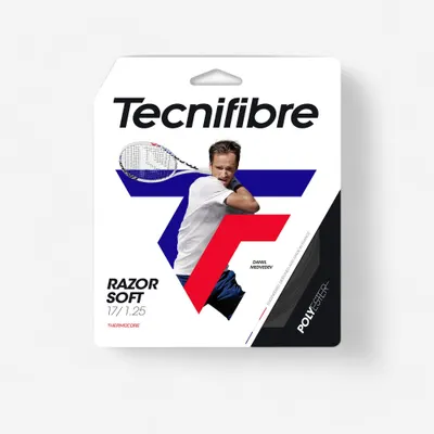 Cordaj Tenis Monofilament Tecnifibre Razor Soft 1,25mm Negru