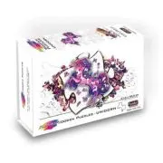 Puzzle din lemn multicolorat, Unicorn, 110 piese