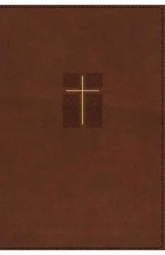 Niv, Quest Study Bible, Leathersoft, Brown, Indexed, Comfort Print: The Only Q and A Study Bible