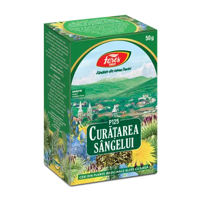 Ceai curatarea sangelui P125, 50g, Fares