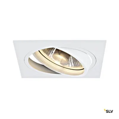 NEW TRIA I ES111 downlight, pătrat, mat alb