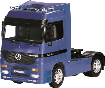 Jucărie din metal Welly - Camion Mercedes Benz Actors, 1:32, sortiment