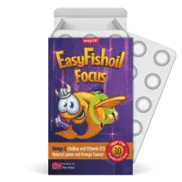 Easy FishOil Focus pentru copii, Ropharma | 30 comprimate masticabile
