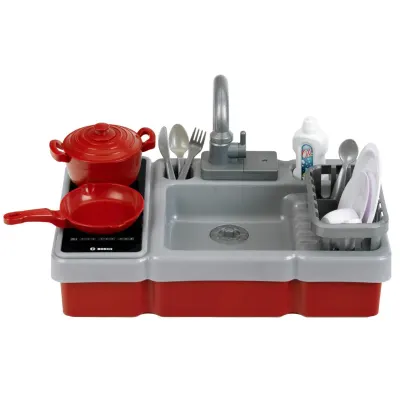 Set chiuveta cu functie de apa si plita, de jucarie, Bosch
