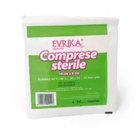 Comprese sterile taiate, 10*8 cm, 50 bucati, Evrika Quality