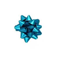 Set 10 steluțe autoadezive, 5 cm, Brizzolari, culoarea turcoaz