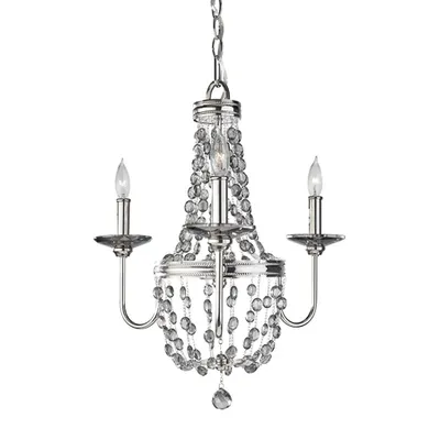 Corp de iluminat suspendat, lustra Malia 3Lt Chandelier