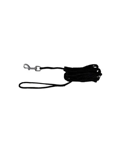 TRIXIE Lesă nailon 5 M / 5 mm negru