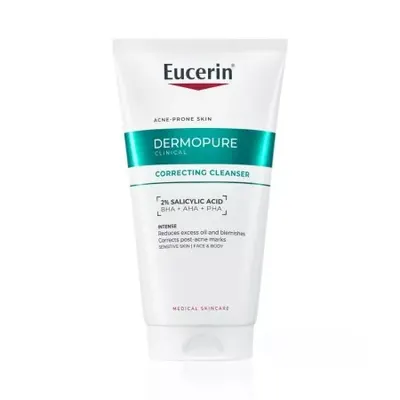 Gel de curatare regenerant cu 2% acid salicilic DermoPure, 150 ml, Eucerin