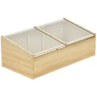 Seră de lemn Outsunny Frigider Seră Frigider Sistem de grădinărit și grădinărit pentru balcon, 100 x 50 x 35 cm, Natural, Molid, placă PC | Aosom Romania