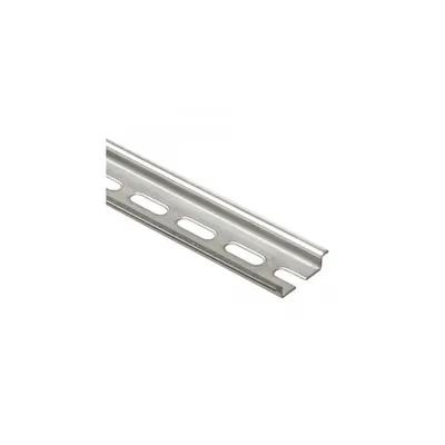 Rail to be cut - symmetrical - depth 7.5 mm - cu oblongs - L. 2 m