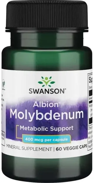 Albion Molybdenum, 400 mcg, 60 capsule, Swanson