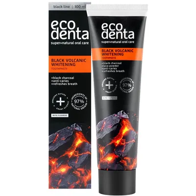 Pasta de Dinti pentru Albire cu Minerale din Roca Vulcanica Black Whitening 100ml