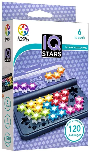 Joc de logică pentru copii Smart Games Pocket IQ - IQ Stele
