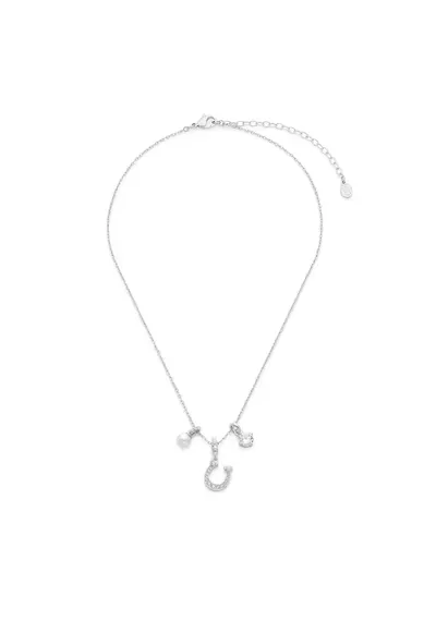 Colier dama - argintiu - plastic - One Size INTL
