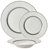 Set de porțelan pentru servit masa Morello - Elegant Silver, 18 piese