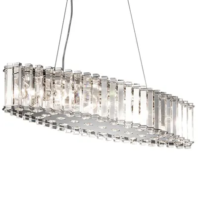 Corp de iluminat suspendat, lustra Crystal Skye 8 Light Island Chandelier