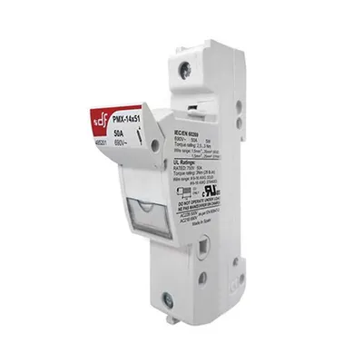 Socluri pentru sigurante cilindrice df Electric nmonopolare - 14x51mm - max.1x50A