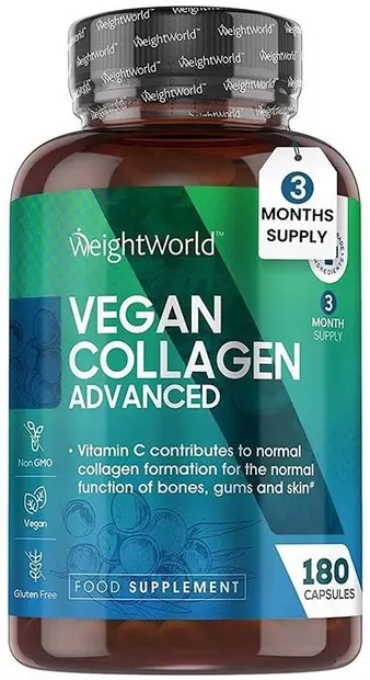 Vegan Collagen Advanced, 180 capsule, Weight World