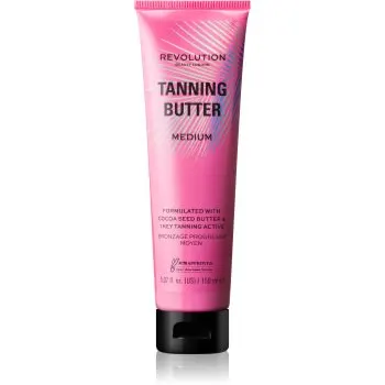 Revolution Beauty Tanning Butter unt pentru corp, hranitor cu efect autobronzant