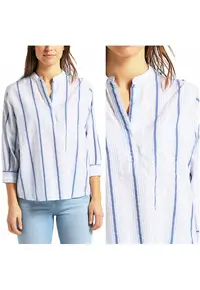 Bluza Dama - Bluza Esentiala - Croi: Regular Fit - Stil: Lejer - Inchidere: Fara - Compozitie Material: 60% Bumbac - 40% Modal - M - Surf Blue - 1 Bucata