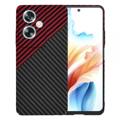 Husa pentru OnePlus Nord N30 SE / Oppo A79, Techsuit, Carbonite FiberShell, Neagra Rosie