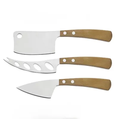 Set 3 cutite pentru branzeturi LEGNOART LATTE