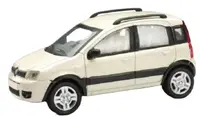 Mașinuță metalică Newray - Fiat Panda 4x4, albă, 1:43