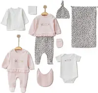 Set maternitate pentru bebeluşi Pugi Baby - 10 piese, Leopard