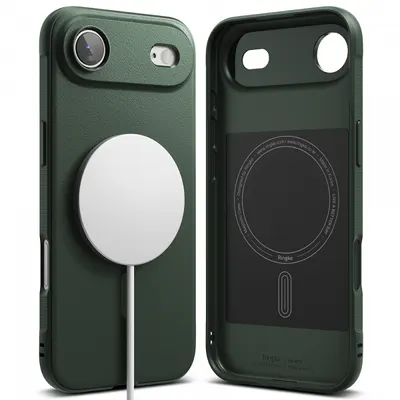 Husa MagSafe pentru Apple iPhone 17 Air, Ringke, Onyx, Verde Inchis
